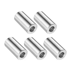 5 Stück Edelstahl Abstandhalter 1/2 Zoll Bohrung x 1 Zoll Außendurchmesser x 2 Zoll Länge - Bild 1 von 6