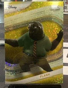 FLASH 2025 Topps Chrome Disney Yellow Mini Diamond Refractor #171 Zootopia - Picture 1 of 2