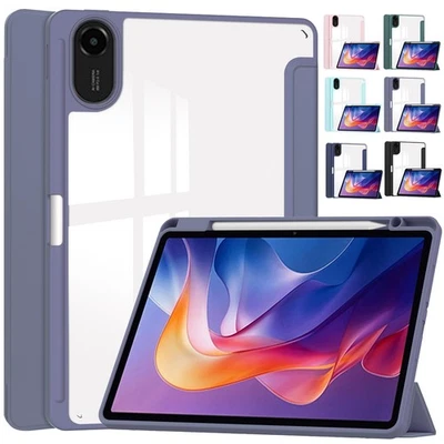 For Xiaomi Redmi Pad 2 11.0 inch 2025 Transparent Back Cover Tablet Flip Case - image 1 of 4