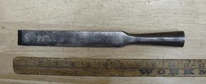 Old Used Tools,Unbranded Socket Firmer Chisel,1" X 10-5/16",VGC,L@@K! & READ! - Picture 1 of 11