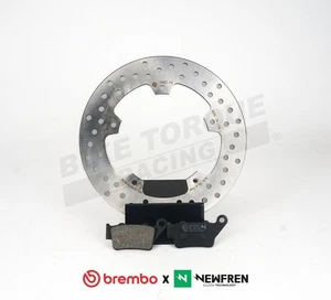 Brembo Rear Brake Disc and Newfren BT1 Pads to fit Honda CBR 125 R 2011-2018 - Picture 1 of 2