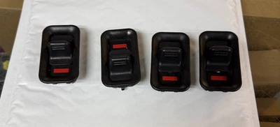 00-06 GMC Yukon Chevrolet Tahoe Panel de puerta Indicador Interruptor de palanca 4 piezas Foto 1 de 4