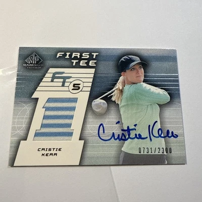 2003 SP Game Used Cristie Kerr #/2300 First Tee Relic #65 AUTO Autograph Golf - Image 1 of 2