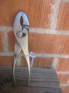 1920er antike 7" Länge ** SNAP ON *** Slip Joint Zange mit verziertem Griff 47 USA - Bild 1 von 12