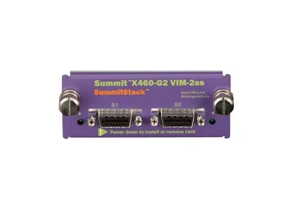 EXTREME NETWORKS X460-G2 VIM-2ss Summit-Stack -- 16713 Interface module - Image 1 of 1