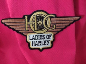 NOS 1990 Ladies of Harley Patch 10” Long Brand New! - Picture 1 of 4