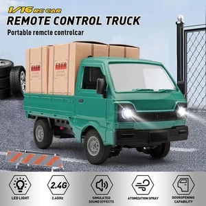 1/16 RC Drift Car RTR Remote Control Racing Pickup Truck 2WD Crawler with Spray - Picture 1 of 36