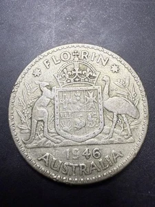 Australia 1 Florin 1946, Coin, Silver, J22268 - Picture 1 of 2