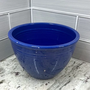 Vintage Fiesta # 4 Kobaltblau Rühr-/Schachtelschüssel Fiestaware Beschreibung lesen - Bild 1 von 11