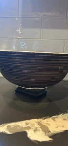 Vintage 1964 Pyrex Terra #404 4 Quart Rührschüssel matt braun Oberfläche - Bild 1 von 5