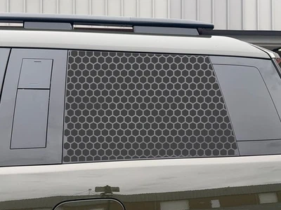 Наклейка на четверть окна 2024–2025 Hyundai Santa Fe — шестиугольная сотовая - Изображение 1 из 2