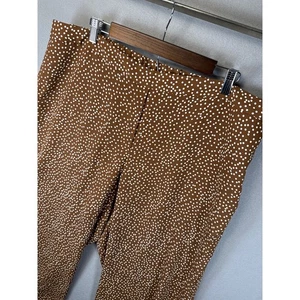 J. Jill Wearever Collection Easy Care Polka Dot Wide Leg Pants 3X Resort Sailing - Picture 1 of 9