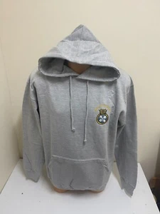 CLEARANCE: HMS St Albans embroidered Hoodie - Heather Grey Large - Picture 1 of 1