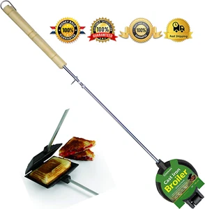 Fornello per panini quadrato in ghisa 27" Campfire Pudgie - Foto 1 di 7