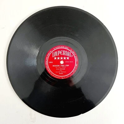 Eva Decker Boston Two Step Spanish Waltz 78 Record 1949 10" Old Time Dance VRF78 - Bild 1 von 3