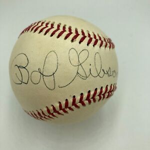 Bob Gibson Signed Official League Baseball JSA COA