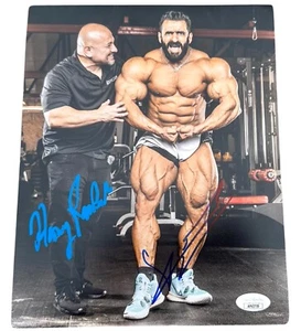 HADI CHOOPAN + HANY RAMBOD FOTO FIRMATA 8X10 MR OLYMPIA IFBB HOF JSA COA A - Foto 1 di 1