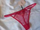 12,Agent Provocateur Fia G-string, sheer mesh, Pink, AP size 4,NEW