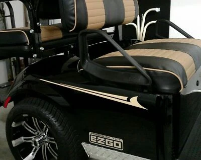 Scoop Side Stripe Golf Cart 3M Decal Graphic Sticker EZ Go Club Car Yahamma HDK - Image 1 of 4