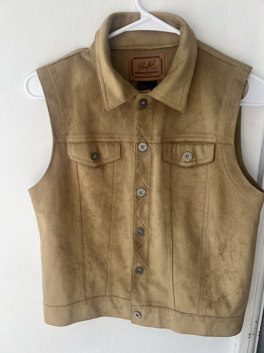 Ralph Lauren ベージュ スエード ベスト　made in usa POLO RALPH LAUREN LAUREN(ポロラルフローレン) USA製 裏