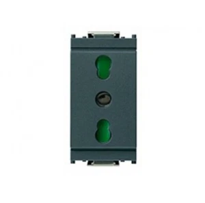 VIMAR IDEA 16203 PRESA BIPRESA 2P+T 16A P17/11 GRIGIO - Foto 1 di 1