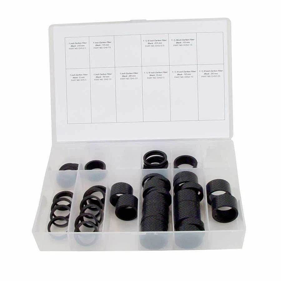 Kit de fabricación de ruedas de 62 espaciadores de carbono Foto 1 de 1