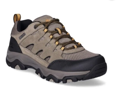Ozark Trail Men’s Lightweight Hiking Shoes Waterproof, Size 7 Taupe New In Box - Image 1 of 4
