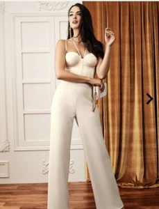 Nuevo Mujer Guess Marciano Vivid Cintura Alta Traje Trabajo Vestido Pantalones M L - Imagen 1 de 5