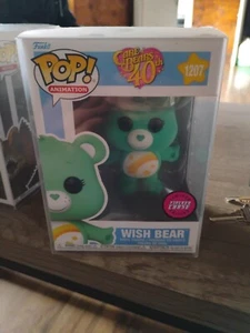 Funko Pop Wish Bear 1207 Flocked Chase Neuwertig  - Bild 1 von 3