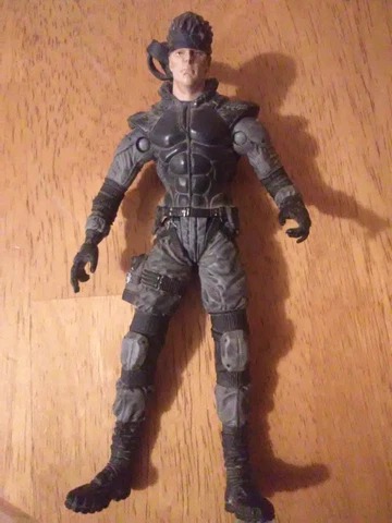 Vintage Metal Gear Solid Snake Action Figure Loose Cover