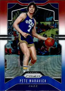 2019-20 Panini Prizm Prizms Red White and Blue #17 Pete Maravich Utah Jazz 33238 - Picture 1 of 2