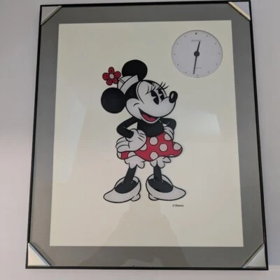 Relógio Seiko Vintage Disney Mickey Mouse Colecionável Minnie Mouse Emoldurado  - Imagem 1 de 4