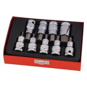 HEX BIT SOCKET SET by NEILSEN TOOLS 1/2" Drive 4 5 6 7 8 10 12 14 17mm - Picture 1 of 3