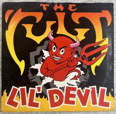 THE CULT  "Lil' Devil / Memphis Hip Shake" 1987 7" 45rpm Single Sire ‎– 7-28290 Foto 1 de 4