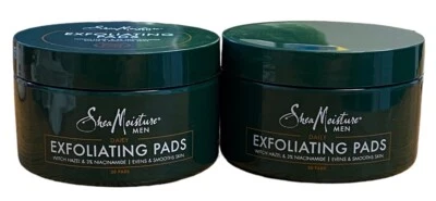 SHEA MOISTURE Men Exfoliating Pads Witch Hazel 30 Pads Each 2 Pack - Image 1 of 4