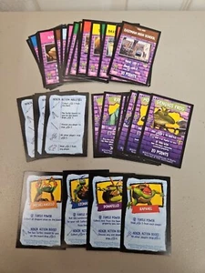 Monopoly Teenage Mutant Ninja Turtles Replacement Cards Full Set. - Picture 1 of 4