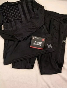 Boys Tap Out Black Long Sleeve 2 Piece Pant Set Size 8 - Picture 1 of 9
