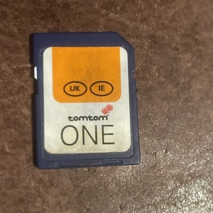 Tom Tom ONE Satnav SD Card - Uk And Ireland Maps Hard To Find Scarce Rare - Picture 1 of 4