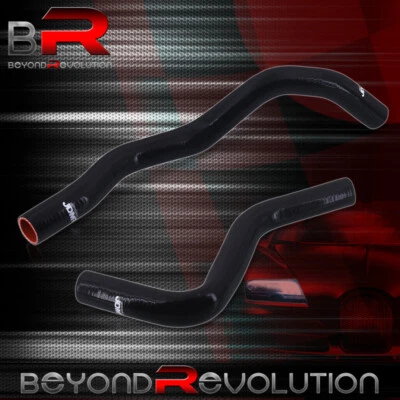 Для 1995-1999 Eclipse 2G DSM 3 слоя нейлона силиконовый радиатор охлаждающей жидкости шланг трубопроводов Bk - Изображение 1 из 2