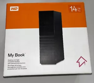 Western Digital My Book Desktop 14 TB,Internal,3.5 inch (WDBBGB0140HBK-NESN)... - Afbeelding 1 van 6