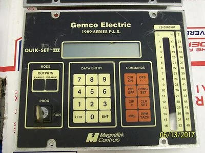 GEMCO QUIK-SET III PROGRAMMABLE LIMIT SWITCH CONTROL  - Image 1 of 2