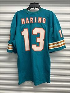 Vintage NFL Miami Dolphins Dan Marino Rawlings Stitched Jersey Men's Size L