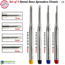 Osteotome Chisels Bones Spreader For Dental Implant Expansion Bone Splitting 4PC