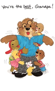 Suzy's Zoo - Father's Day Card With Envelope - Holiday Greeting Card - Picture 1 of 5