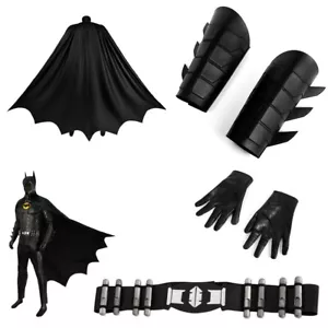 Michael Keaton Version Batman Armor Cosplay Costume Belt Cloak Outfit Props UK - Picture 1 of 17