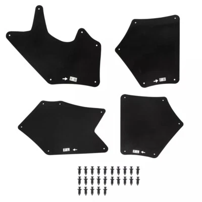 4 piezas protector contra salpicaduras guardabarros forro delantal sello para Toyota Tundra y Sequoia 2007-2022 Foto 1 de 4