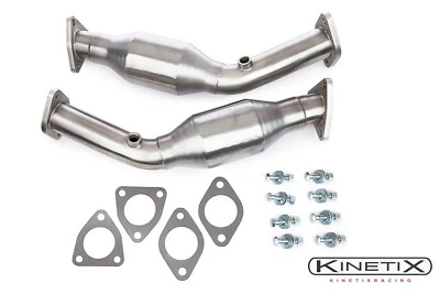 Convertidores catalíticos de alto flujo Kinetix Racing para Nissan 350Z 03-06 Z33 Foto 1 de 2