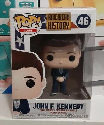 Funko Pop! n. 46 Icons American History - John F. Kennedy NUOVO - Immagine 1 di 2