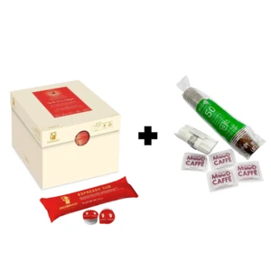 Caffè Hausbrandt ® espresso sud per Guzzini 200 capsule + Kit Accessori 600 pz - Foto 1 di 2