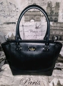 KATE SPADE NY Wellesley Camryn Pebbled Leather Satchel Handbag Purse GREAT ! ❤️ - Picture 1 of 24